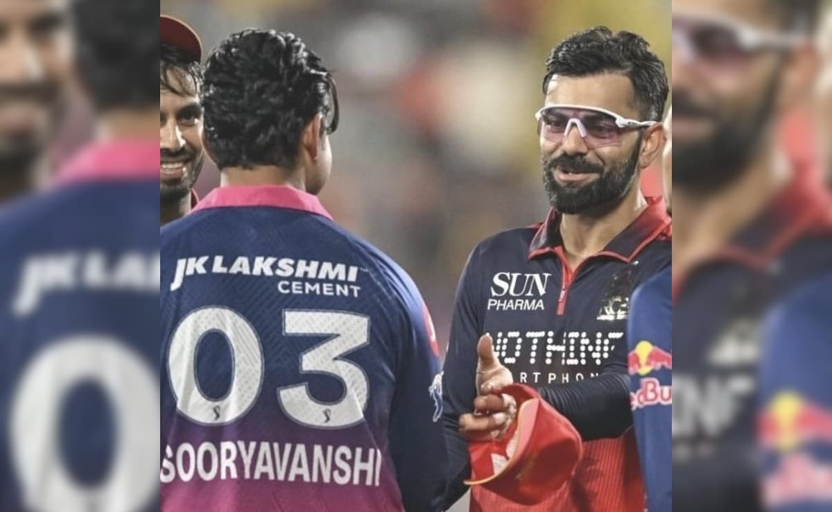 Virat Kohli's Gesture For Vaibhav Sooryavanshi After 15-Year-Old's Stunning Knock vs RCB